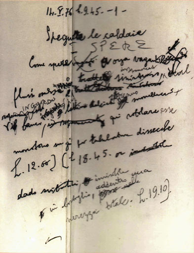25 Maggio 1973, Antonio Pizzuto a Alberto Mondadori